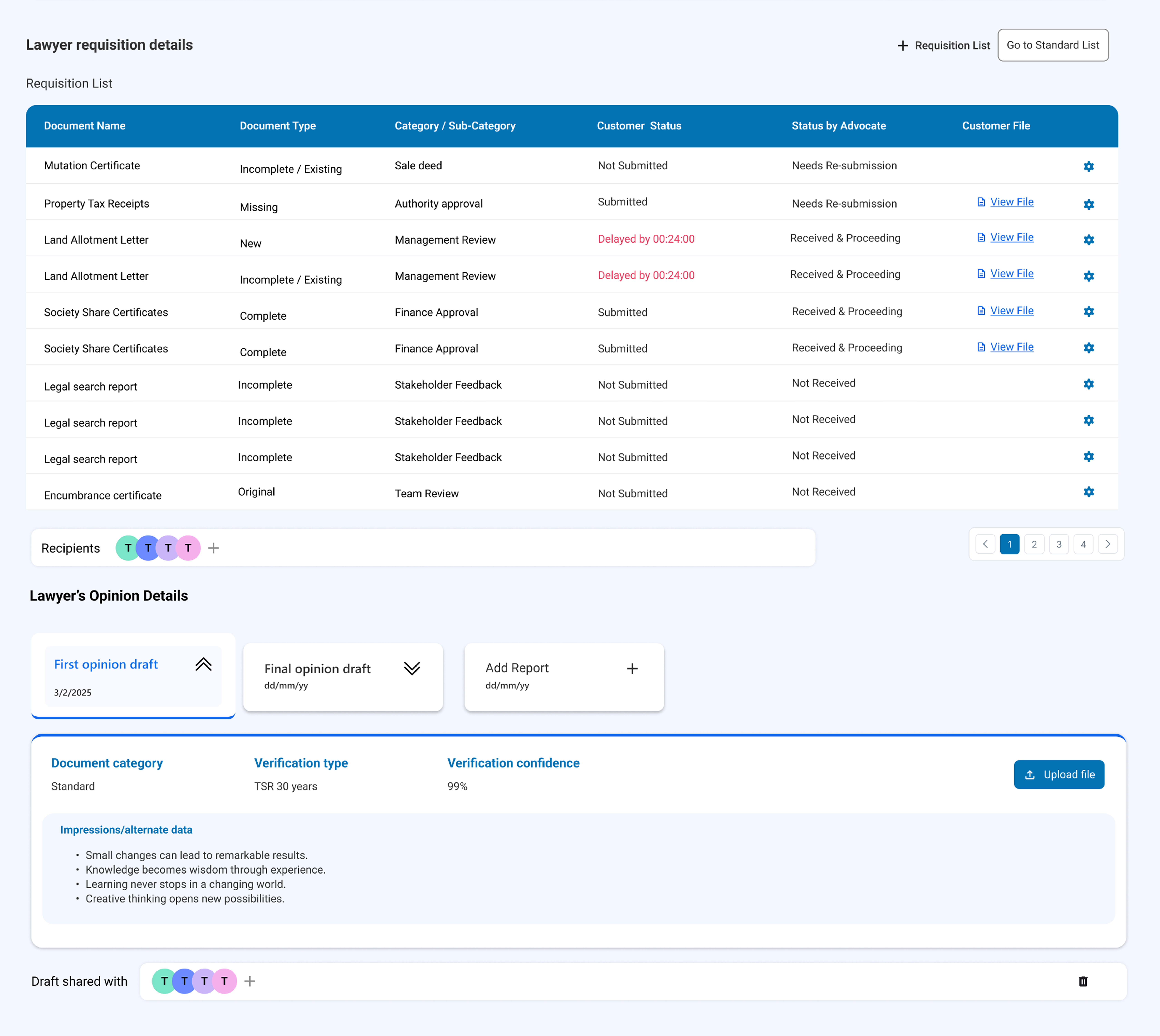 Advocate Portal — Compliance Review