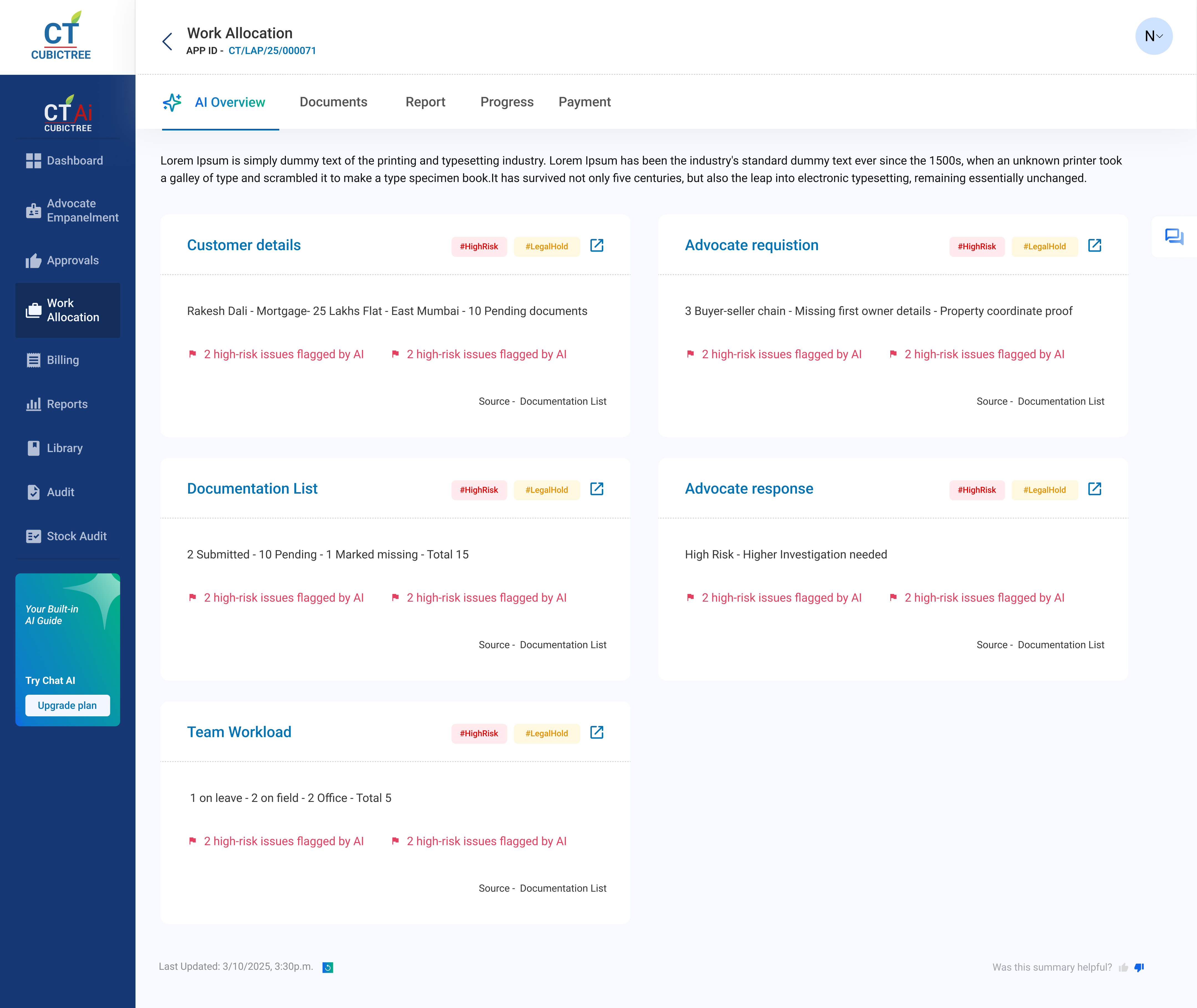 Mortgage system in synchrony